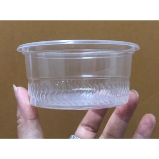 ถ้วยนึ่งพลาสติก PPขนาด6oz/7oz./8ozปากกว้าง95มม. บรรจุ1แถว50ใบใช้นึ่งอาหาร เข้าไมโครเวฟได้