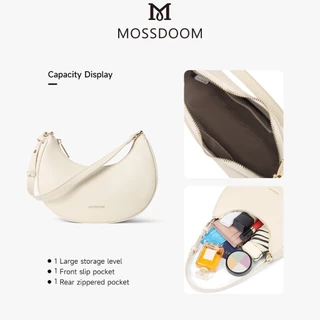 MOSSDOOM Kattie Bag กระเป๋าถือทรงพระจันทร์ กระเป๋าผู้หญิง ทรงสวย มีให้เลือกหลายสี เข้ากับทุกลุค