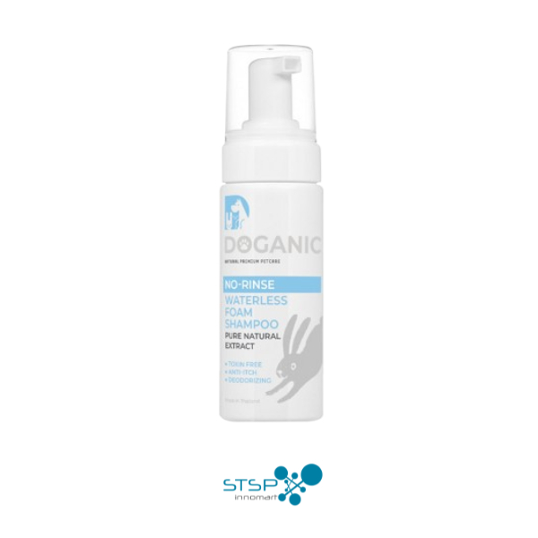 Doganic แชมพูโฟมอาบน้ำสัตว์เลี้ยงแบบแห้ง Waterless Foam Shampoo (150 ml)