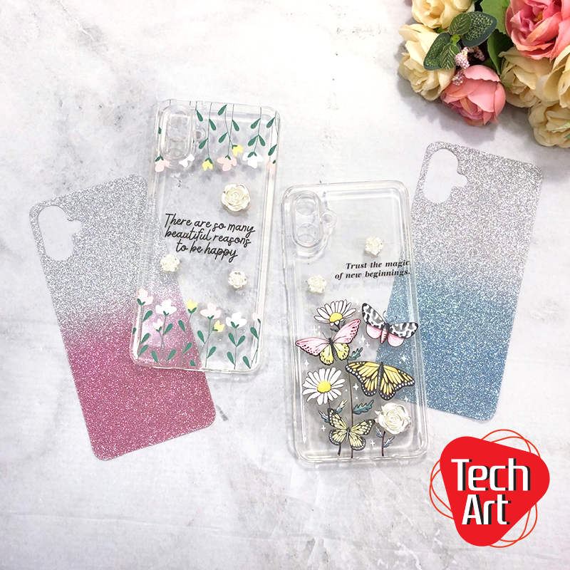 เคสนิ่มกากเพชรไล่สี Op A3X A74(4G) Reno5 12 12 Pro VvV40 V40 Lite Y11/Y12/Y15/Y17 Y19s Y20/Y20S/Y12S