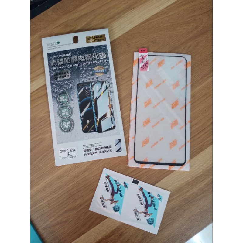 ฟิล์มกระจกเต็มจอ ปกป้องทุกมุมมอง สำหรับมือถือ OPPO a54 A54/A53/A33/A76/A96/Reno 4Z 5G realme 7i/C17/
