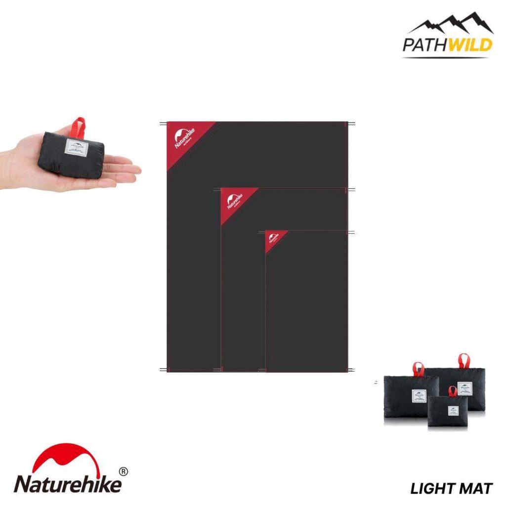 NATUREHIKE LIGHT MAT NH17D050-B black L145*200 ผ้าปูอเนกประสงค์ น้ำหนักเบา พับเก็บได้เล็ก พกพาสะดวก