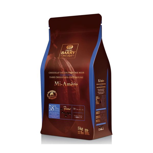 CACAO BARRY Mi-Amere 58% ดาร์คช็อก CACAO ขนาด 5Kg