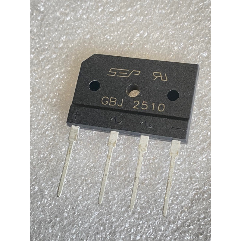 (1ชิ้น/5ชิ้น) GBJ2510 25A 1000V บริดไดโอต 25A1000V แบรนด์SEP แท้ใหม่เกรดดี บริจไดโอต GBJ2510 KBJ2510