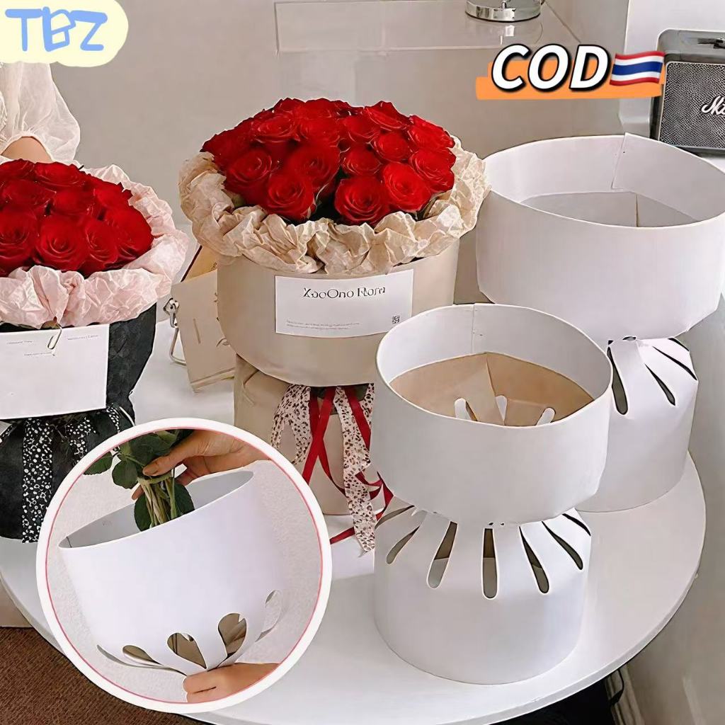 CODกระดาษห่อช่อดอกไม้ 10 แผ่น ชุดกระดาษคราฟท์กลมทำมือ กระดาษห่อช่อดอกไม้ กระดาษคราฟท์กันน้ำอเนกประสงค์ กระดาษซับใน