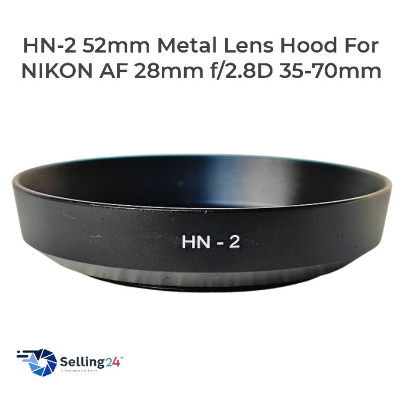 Lens Hood HN-2 Metal 52mm For NIKON AF 28mm f/2.8D 35-70mm