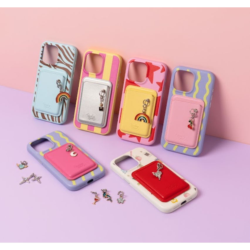 Huntieshour Magnetic cardholder (แค่ตัวการ์ดเท่านั้น) - ไม่รวมเคสและชาร์ม