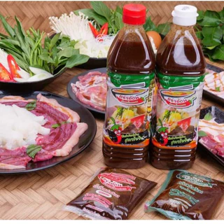 แจ่วฮ้อนบ้านสวนโนนสะอาด แถมน้ำจิ้มทุกขวด ขนาด 400ml โปรโมชั่น 2 ขวด