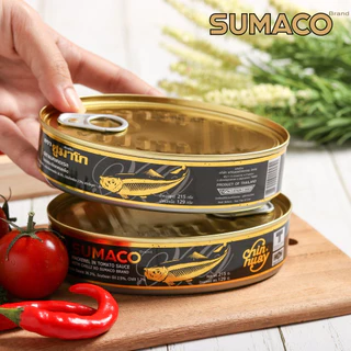 Sumaco ปลาแมคเคอเรลในซอสมะเขือเทศรสเผ็ด 215g | รสชาติเผ็ดร้อน ซอสมะเขือเทศเข้มข้น