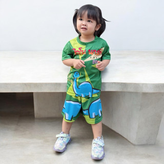 ชุดไดโนเสาร์เด็กผ้านิ่มใส่สบายลูกชอบมาก