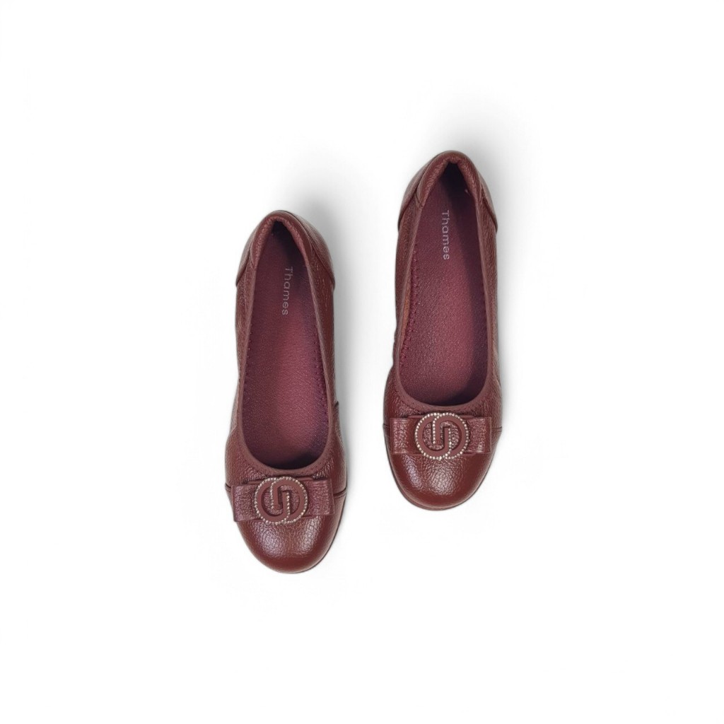 Thames(เทมส์) รองเท้าคัชชู รองเท้าใส่ทำงาน Flat Shoes-TH41114