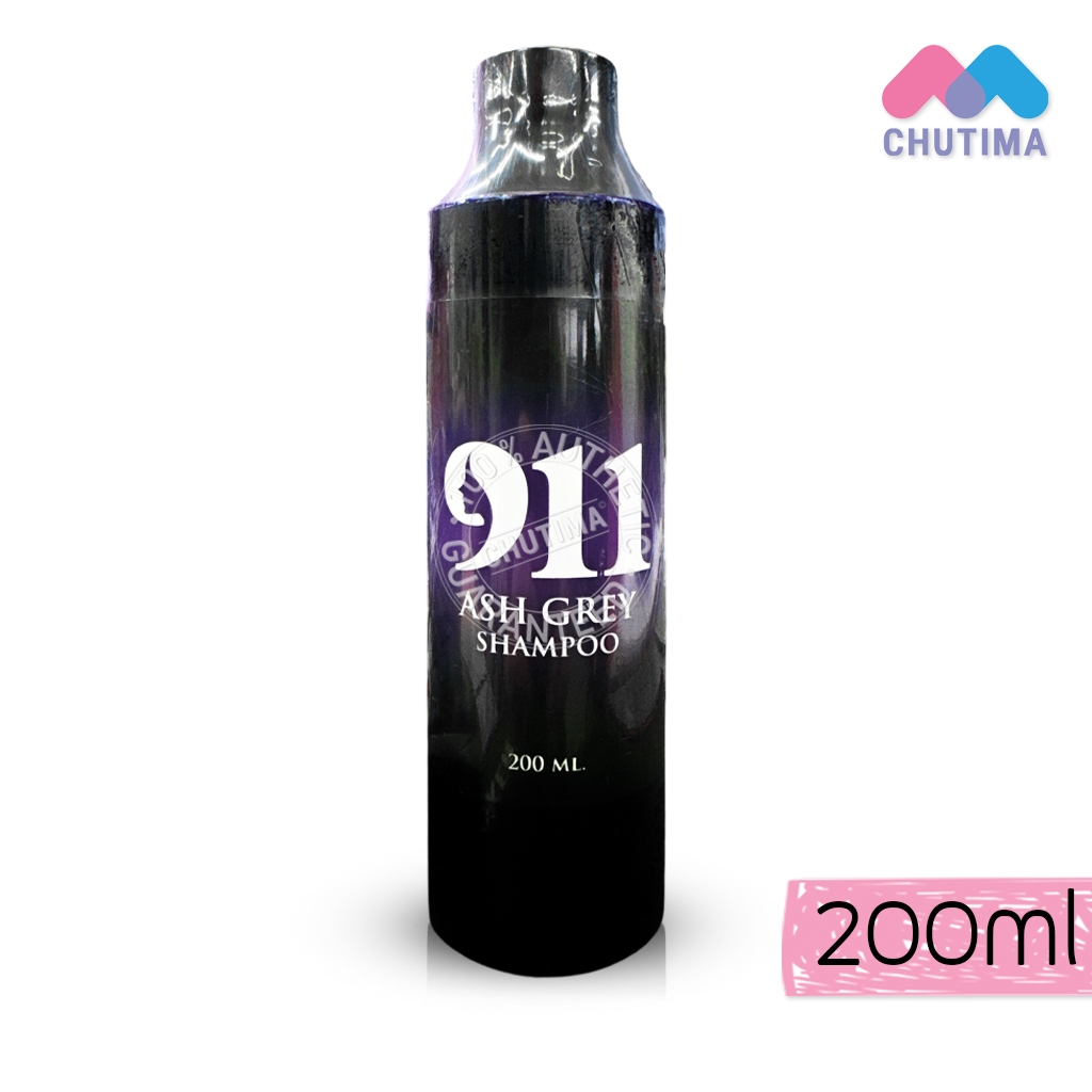 ไนล์ วัน วัน แอช เกรย์ แชมพูม่วง ล็อคผมสีเทา ลดไรเหลือง 911 Ash Grey Shampoo 200 ml.