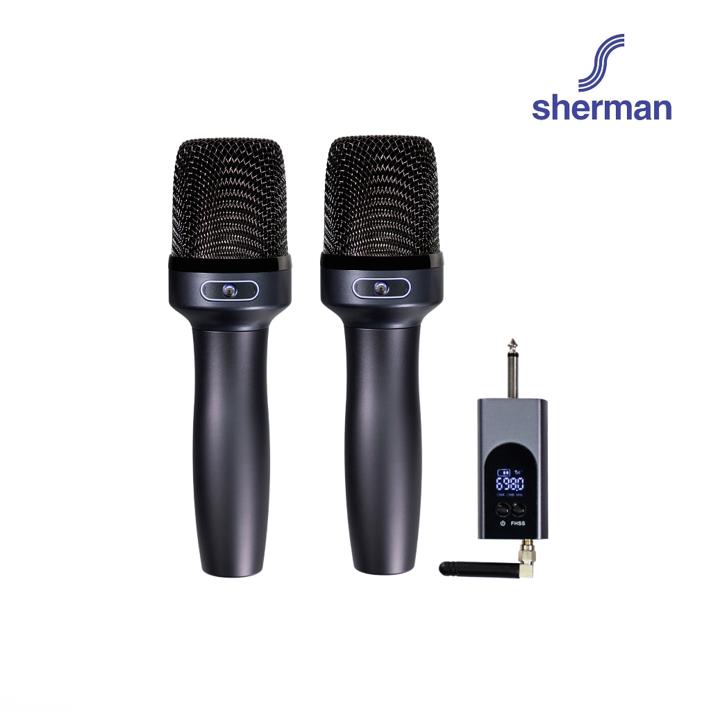 Sherman ชุดไมโครโฟนไร้สาย UHF รุ่น MIC-132