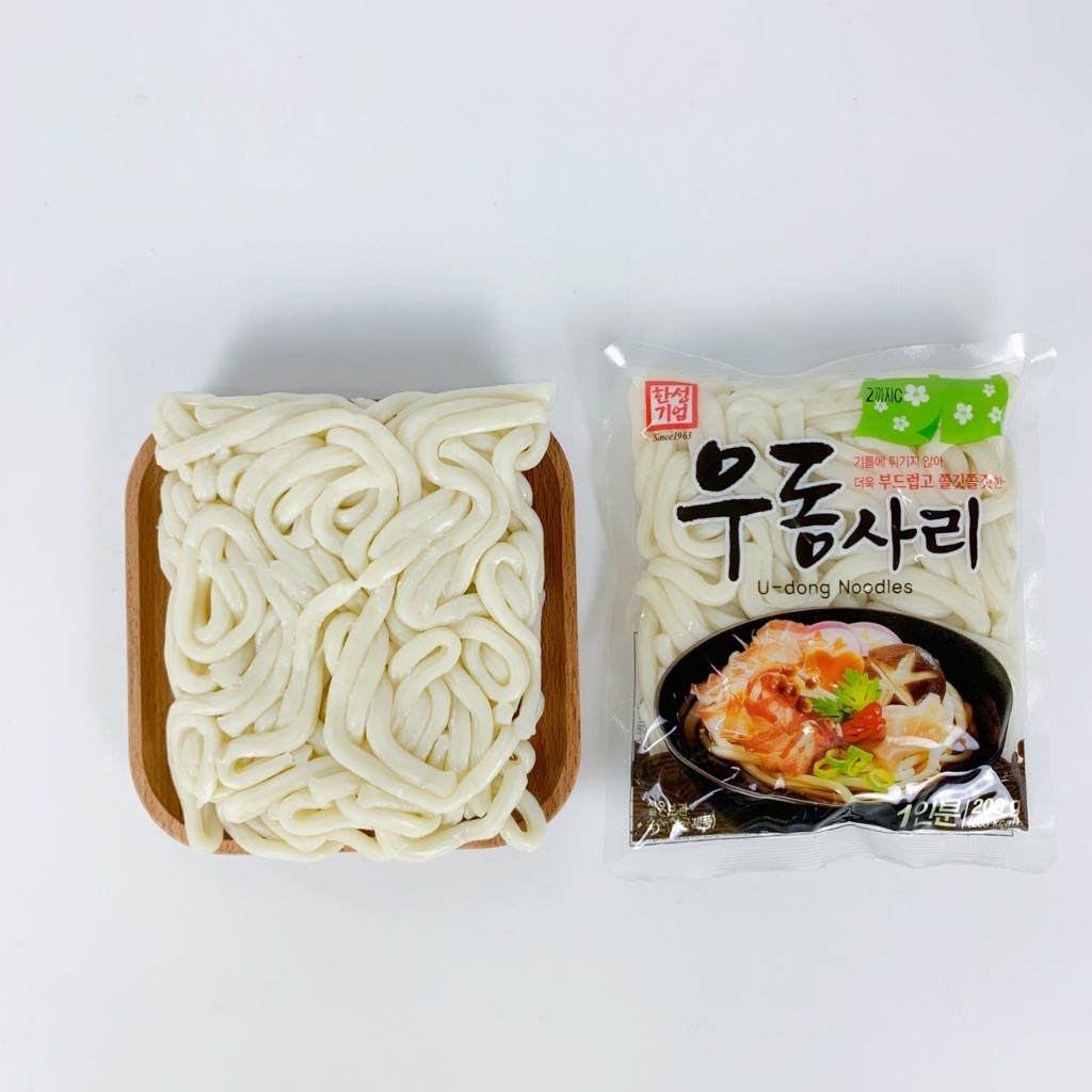เส้นอูด้งสด 200g เส้นอุด้งเกาหลี KOREA UDON เส้นบุกอูด้ง 우동 - รูปที่ 3