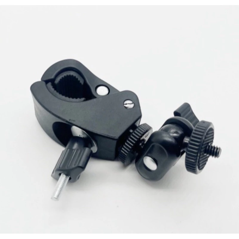 ขาจับแฮนด์ พร้อมหัวบอล2ตำแหน่ง สำหรับ Gopro , DJI OSMO ACTION , Insta360 , Action camera  Bike Clip & Double Ball head thumbnail 7