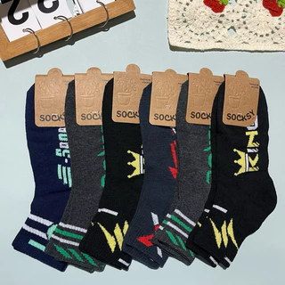 SOCKSY ถุงเท้าใส่ทำงาน ข้อกลาง คละลายโทนสีเข้ม ขนาด free size ใส่ได้ทั้งผู้หญิงและผู้ชาย
