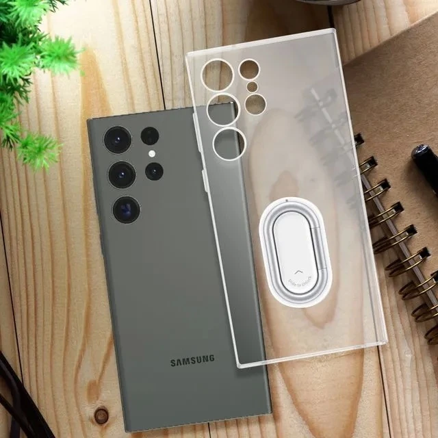 Samsung Galaxy S23 Ultra 5G Clear Gadget Case เคสขาตั้ง thumbnail 7