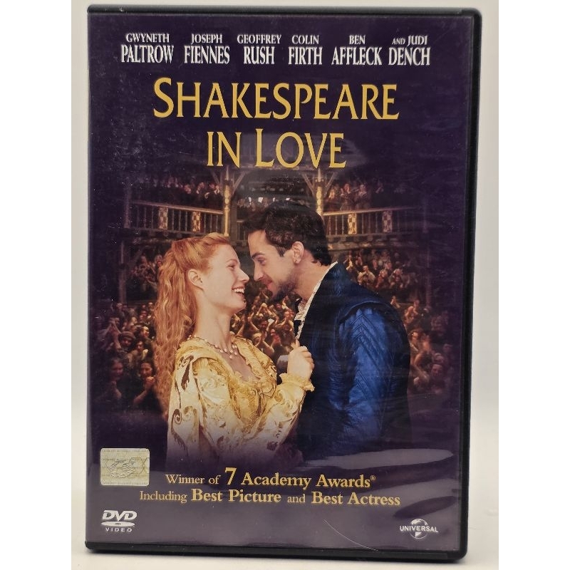 DVD ซับไทย  :  Shakespeare In Love   ดีวีดีมือสองแผ่นแท้มาสเตอร์ สภาพนางฟ้า ราคาสุดคุ้ม 6326