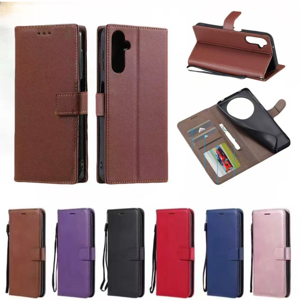 เคสฝาพับ มีล็อค สำหรับ Samsung S23 S24 S25 S23Plus S24Plus S25Plus S23Ultra S24Ultra S25Ultra เคสกระเป๋ามีแม่เหล็ก