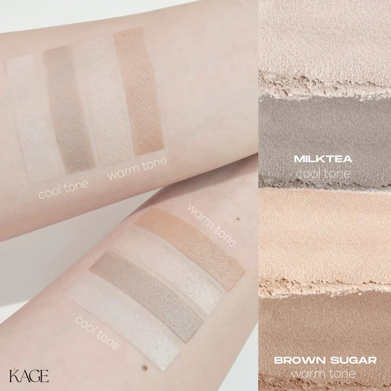 ถูก/แท้/มีไลฟ์ บลัชออน คอนทัวร์ Kage Bunny Cheek Pop&Brownie Shading Powder คาเกะ ปัดแก้ม ทาแก้ม หน้ามีมิติ ทำกรอบหน้า - รูปที่ 7