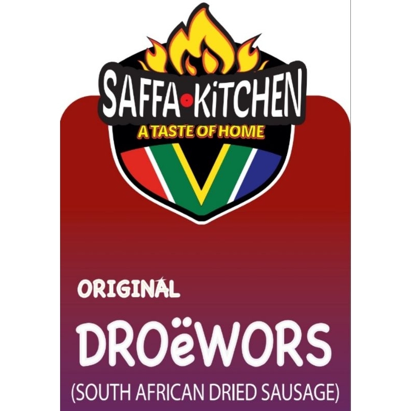 Saffas Kitchen Droewors (South African dry sausage)