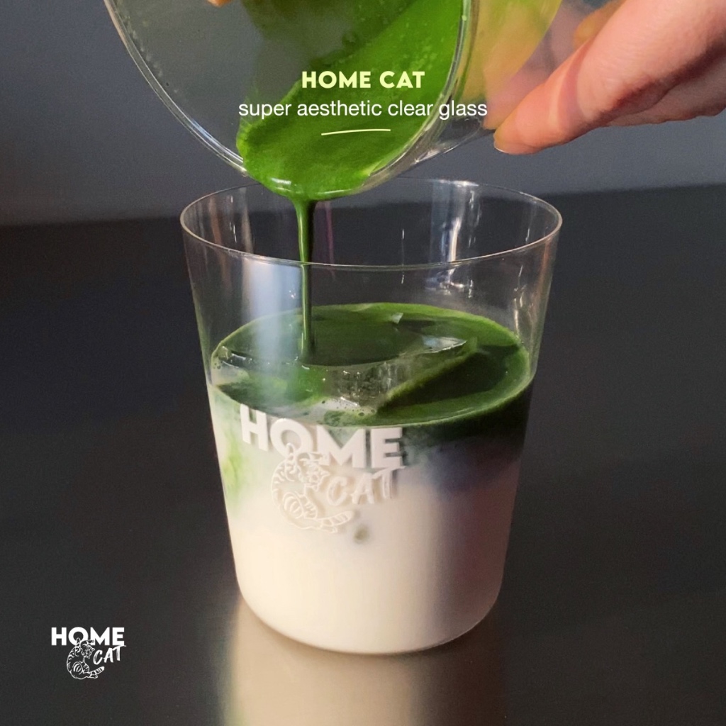 แก้ว Home Cat รุ่น Classic แก้วกาแฟ แก้วชา แก้วค็อกเทล สไตล์มินิมอลแบบบาง ความจุ 370 ml.