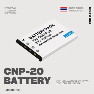 CNP20 / NP-20 / NP-20DBA แบตเตอรี่กล้องดิจิตอล สำหรับ CASIO EXILIM-ex-z3, ex-z70sr, ex-z70