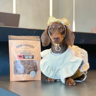 ตับวัว ปอดวัว Beef Liver Beef Lung ขนมน้องหมา Hoya Barkery Dog Treats