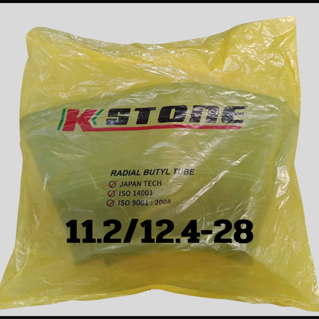 ยางในรถไถ 11.2/12.4-28 ยี่ห้อ Kstone จุ๊บสั้น