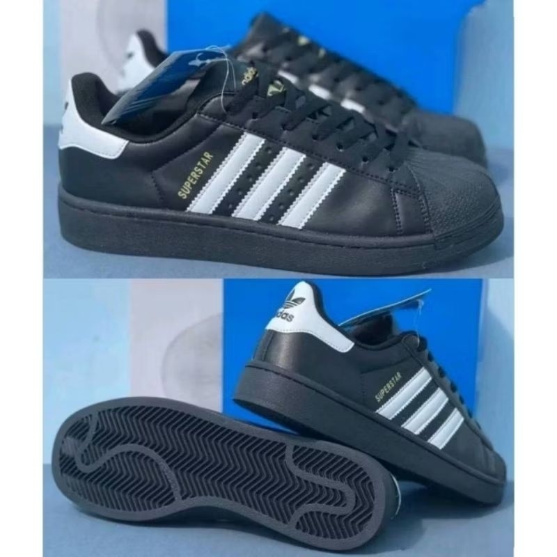 รองเท้า Adidas Super Star Black ใส่ได้ทั้ง ชาย หญิง [ ของแท้💯 พร้อมส่ง ]