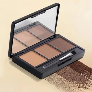L470 Lameila ที่เขียนคิ้ว เนื้อฝุ่น พร้อมแปรงเขียนคิ้ว 3 สี เขียนง่าย กันน้ำ ตินทน