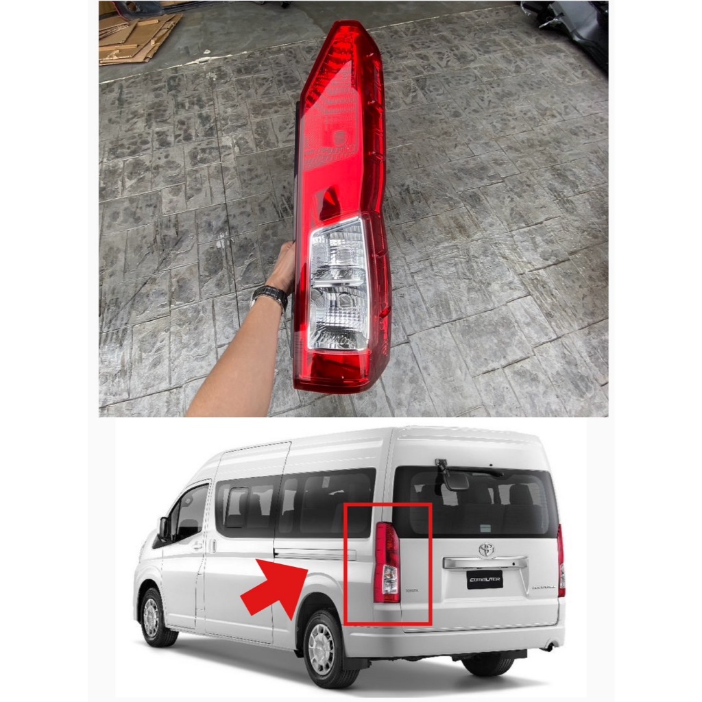 ไฟท้ายข้างขวา รถตู้คอมมูเตอร์ Toyota commuter ของแท้มือสอง สภาพดี