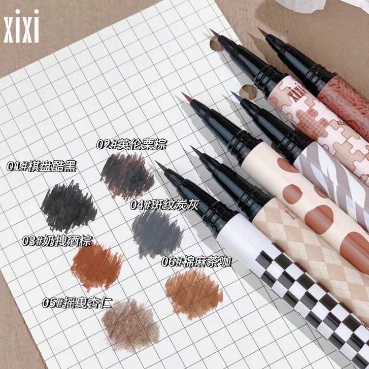 173.สินค้ามีพร้อมส่งXixi Eyeliner อายไลเนอร์หัวสลิมเล็ก 0.01 ปากกาอายไลเนอร์ กันนำ้ติดทนนานเส้นคมชัด