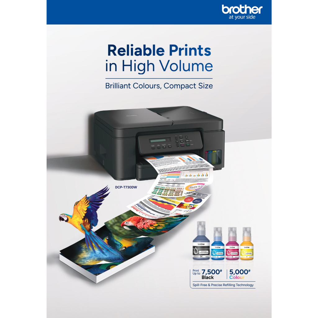 ส่งด่วน1ชม. Brother MFC-T930DW Ink Tank Printer มี wifi เครื่องพิมพ์มัลติฟังก์ชัน แทน MFC-T920DW - รูปที่ 3