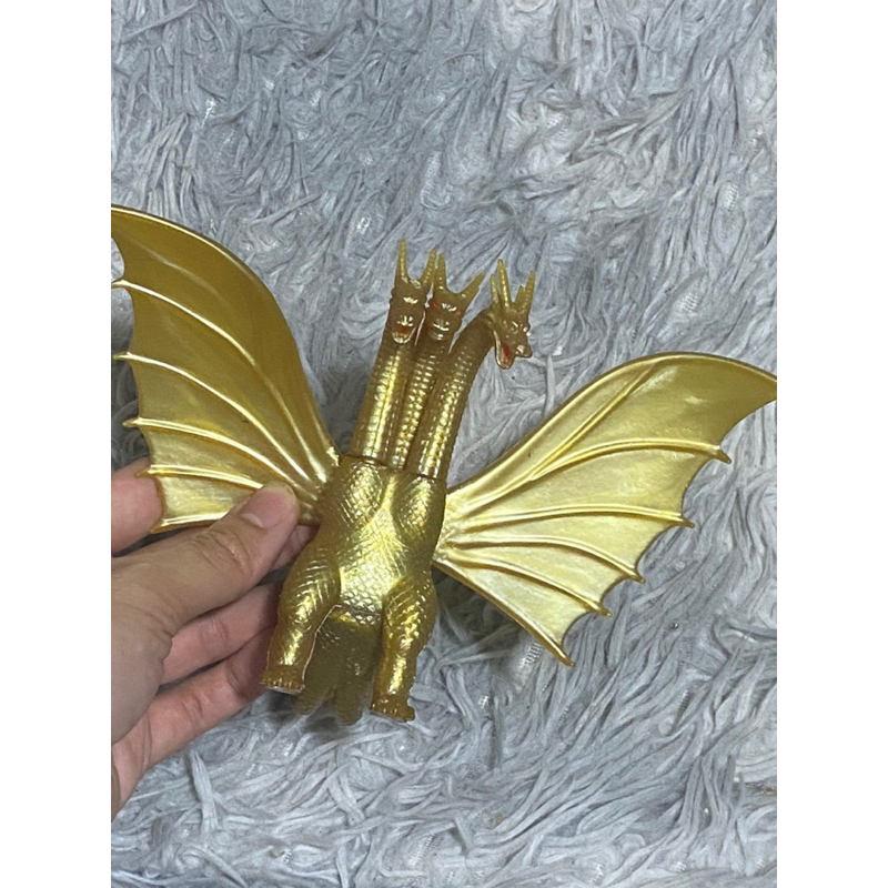 คิงกิดอร่า ปี 1993 BANDAI HYPER Godzilla King Ghidorah ไคจู ก็อตซิลล่า Figure 4.5" ของแท้ญี่ปุ่น มัง