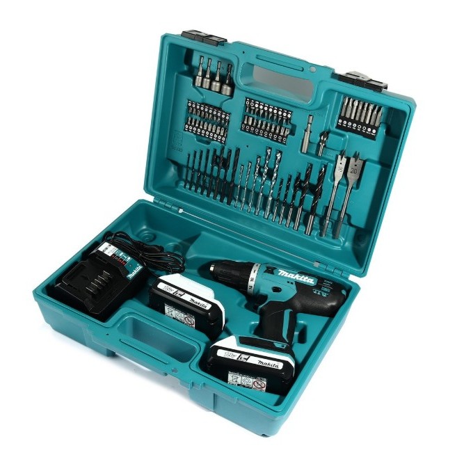 MAKITA สว่านไขควงไร้สาย 18 โวลต์ ขนาด 1/2 นิ้ว รุ่น DF488D005 แรงบิดหมุน 38 นิวตันเมตร รวมแบตเตอรี่แ