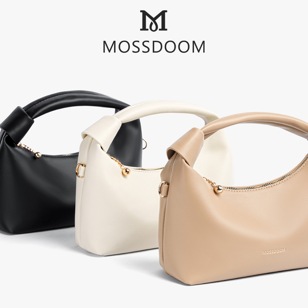MOSSDOOM Rhea Bag กระเป๋าถือสะพายข้างสำหรับผู้หญิง เรียบง่าย สง่างาม และมีสไตล์