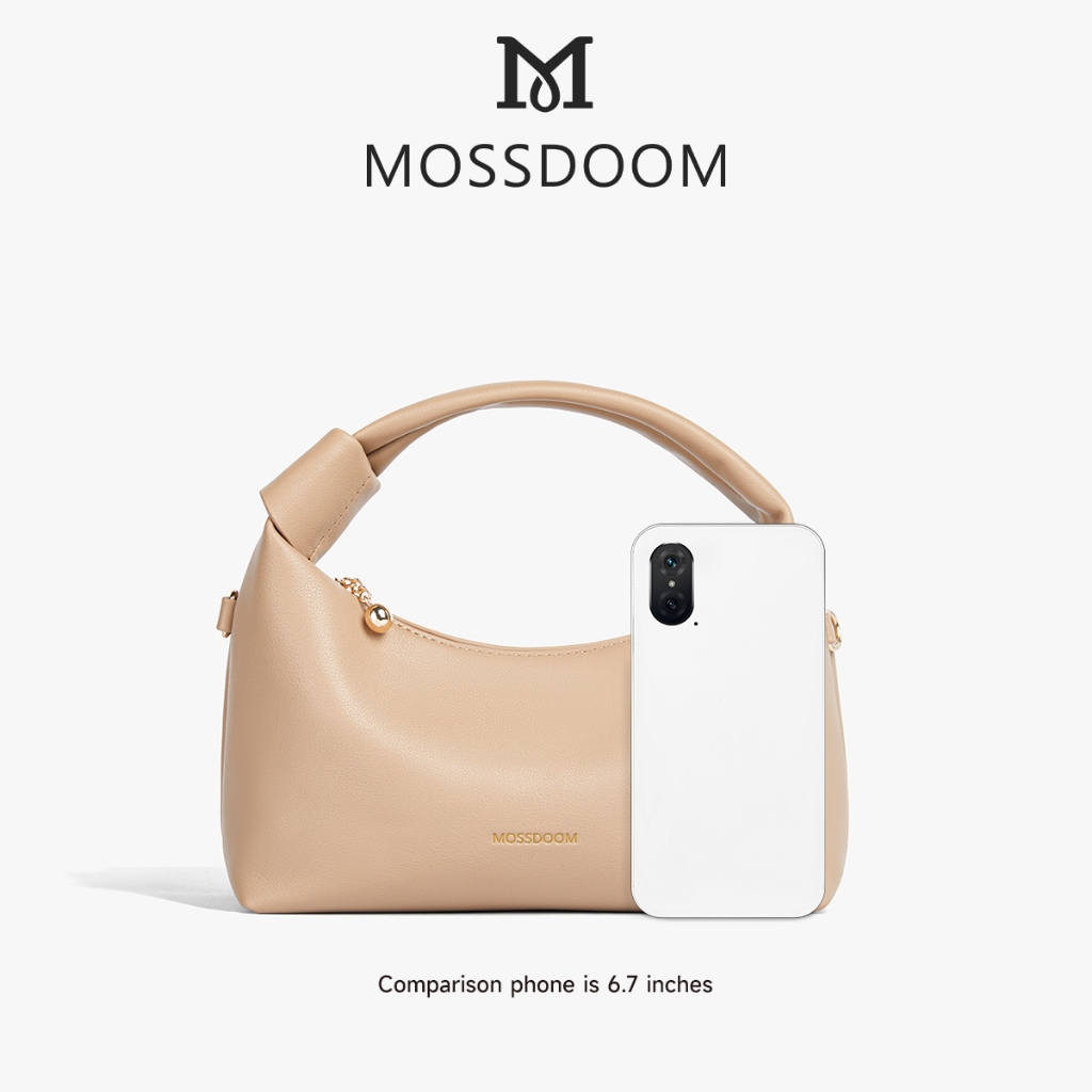 MOSSDOOM Rhea Bag กระเป๋าถือสะพายข้างสำหรับผู้หญิง เรียบง่าย สง่างาม และมีสไตล์