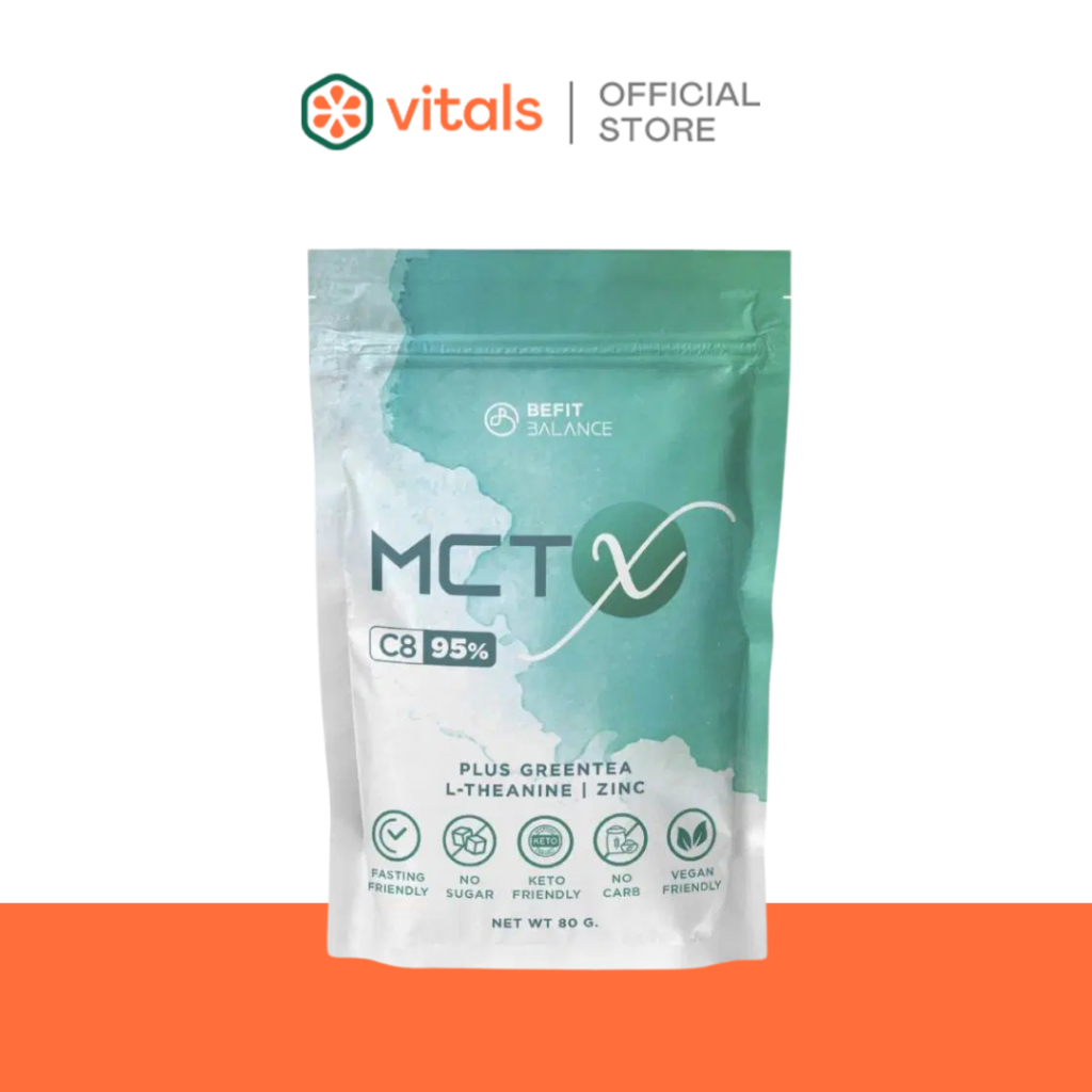 BEFITBALANCE MCT X 80 g บีฟิตบาลานซ์ เอ็มซีที เอ็กซ์ 80 กรัม