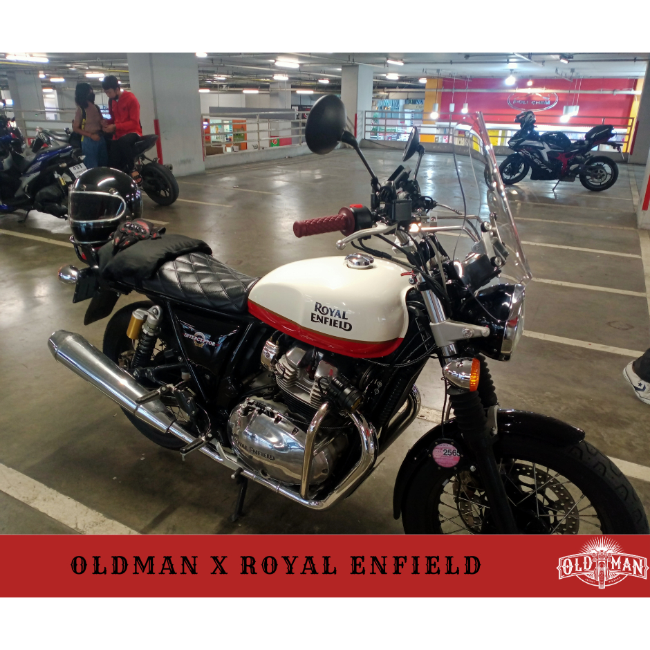 ชิวหน้ามอไซค์ ชิวบังลม ชิวหน้าไฟตากลม ชิวหน้าแต่ง ชิวแต่ง Royal Enfield Interceptor 650 ชิวบังลมแบรน