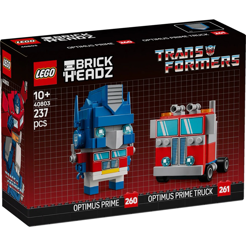 Lego BrickHeadz 40803 Optimus Prime Robot & Vehicle