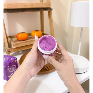พร้อมส่ง/ส่งฟรี ครีมเผือก💜มีเทสสบู่ในกล่อง [ ล็อตใหม่ ]Again Aura white ครีมเผือก