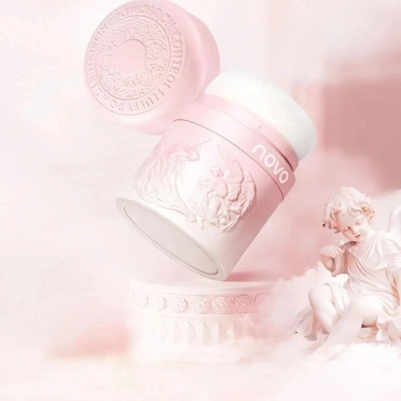 ปิดเหม่ง Novo แป้งฝุ่นควบคุมความมันผมธรรมชาติติดทนนาน No.6298