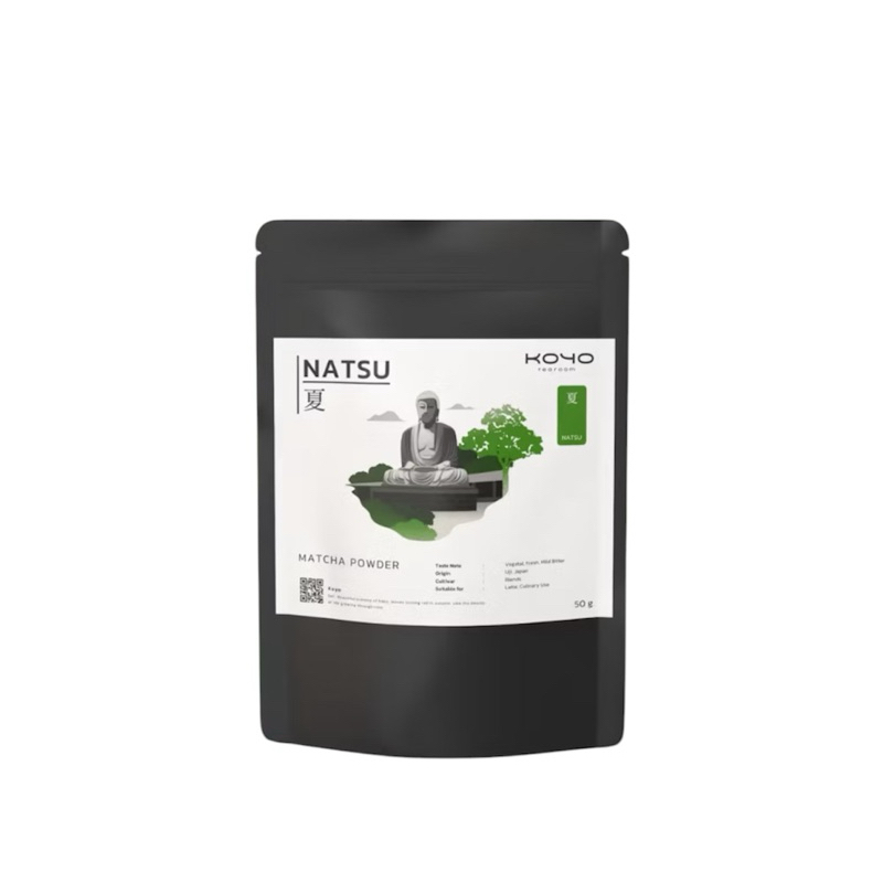 Natsu ผงชาเขียวมัทฉะ เกรดพรีเมียม Koyo Tearoom