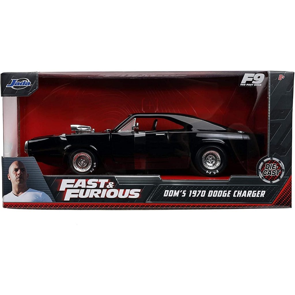 Dom's 1970 Dodge Charger, Black 1:24 (JADA)