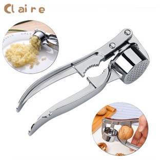 COD เครื่องสับกระเทียม แบบกด สแตนเลส ที่บีบกระเทียม ทําความส…