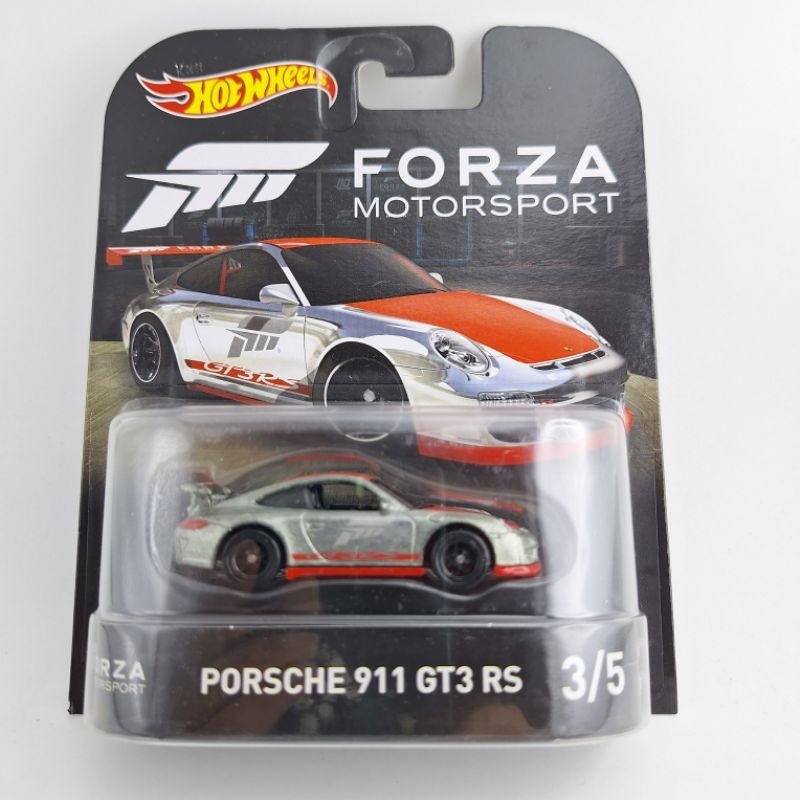 รถเหล็ก Hotwheels PORSCHE 911 GT3 RS 3/5 FORZA MOTORSPORT (PB02)