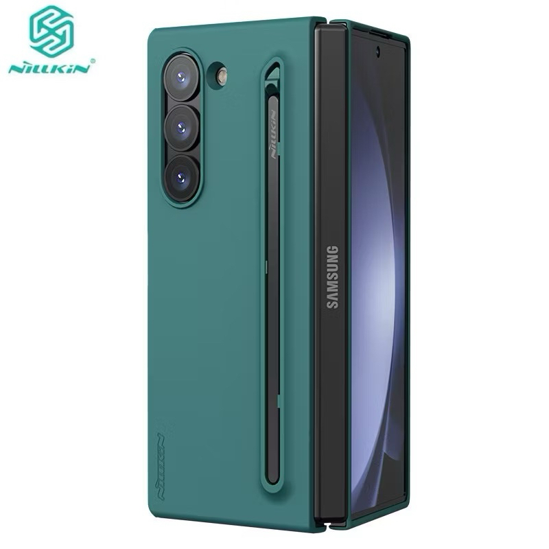 เคส Samsung Z Fold 7  Z Fold 6 S ปากกา NILLKIN💯 Flex Pure พับกรณีซิลิโคนเหลวสําหรับ Samsung Galaxy Z Fold 6