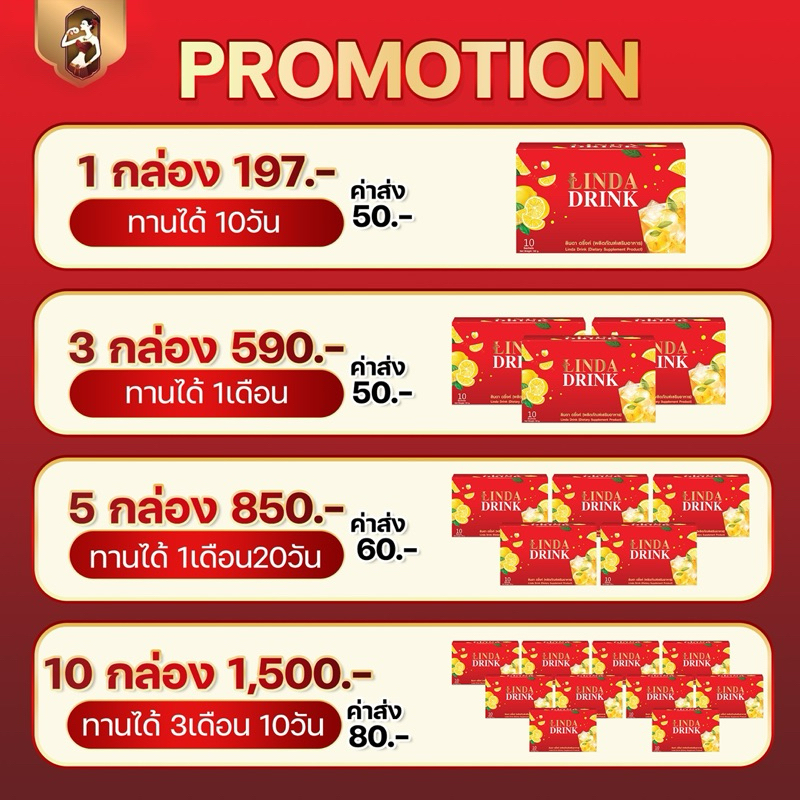 Linda Drink น้ำชงเอวบาง 🍊รสส้มชามะนาว แพ็คเก็จใหม่ของแท้100% - รูปที่ 3