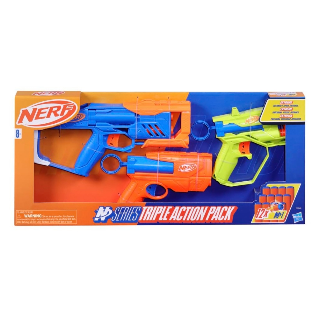 NERF N SERIES TRIPLE ACTION PACK ของเล่น